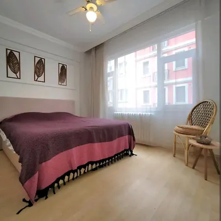 Cozy Flat 3 Bedroom 7 People At Taksim アパート